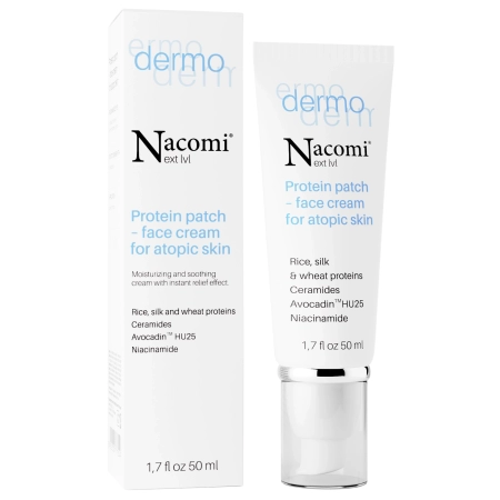 Nacomi - Dermo - Baltyminis Pleistras - Kremas Atopinei Odai - 50ml