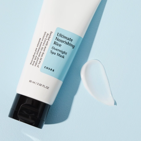 COSRX - Ultimate Nourishing Rice Overnight Spa Mask - Maitinamasis Naktinis Kremas su Ryžių Ekstraktu - 60ml