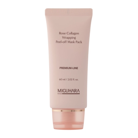Miguhara - Rose Collagen Wrapping Peel-off Mask Pack - Stangrinamoji Veido Kaukė - 60ml