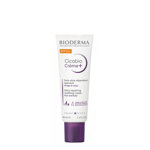 Bioderma - Cicabio Crème+ SPF50+ - Atkuriamasis Kremas nuo Odos Spalvos Pakitimų - 40ml