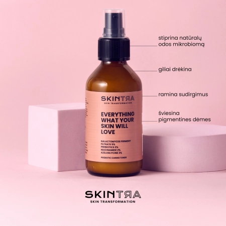 SkinTra - Everything What Your Skin Will Love - Prebiotinis Priežiūros Tonikas - 100ml