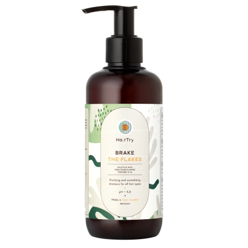 HairTry - Brake the flakes - Normalizuojantis Šampūnas su Salicilo Rūgštimi - 250ml