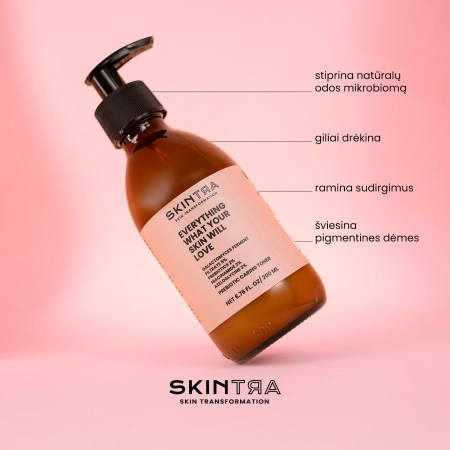 SkinTra - Everything What Your Skin Will Love - Prebiotinis Priežiūros Tonikas - 200ml