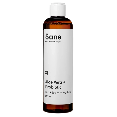 Sane - Aloe Vera 2% + Probiotic Calming Face Toner - Raminamasis Veido Tonikas su Alaviju - 250ml