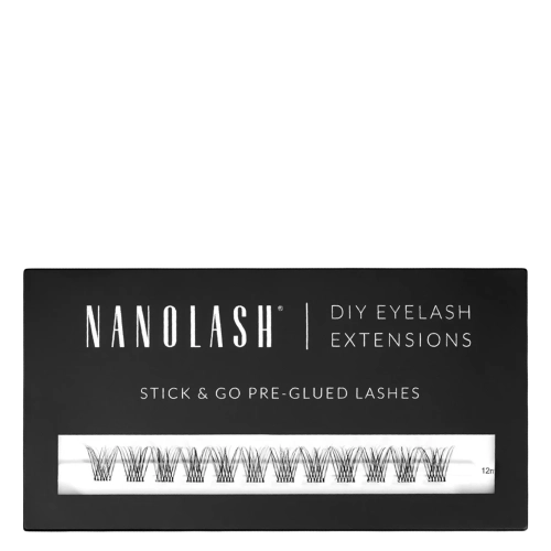 Nanolash - Stick & Go Pre-Glued Lashes - Blakstienų Kuokšteliai su Klijais - Classy Short - 1 pak.