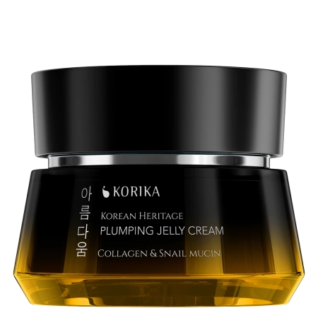 KORIKA - Korean Heritage Collagen & Snail Mucin Plumping Jelly Cream - Stangrinamasis Gelinis Kremas su Kolagenu ir Sraigių Mucinu - 50ml