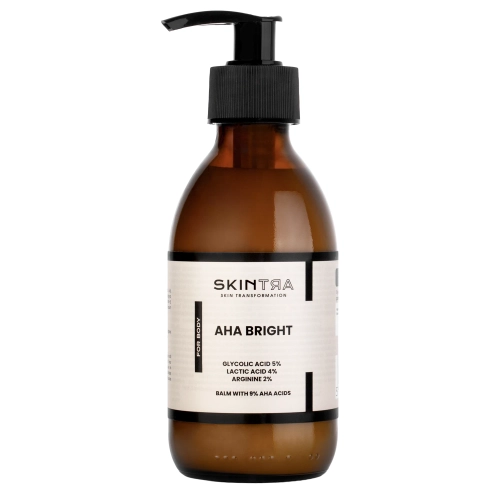 SkinTra - AHA Bright - Kūno Balzamas su AHA Rūgštimis 9% - 200ml
