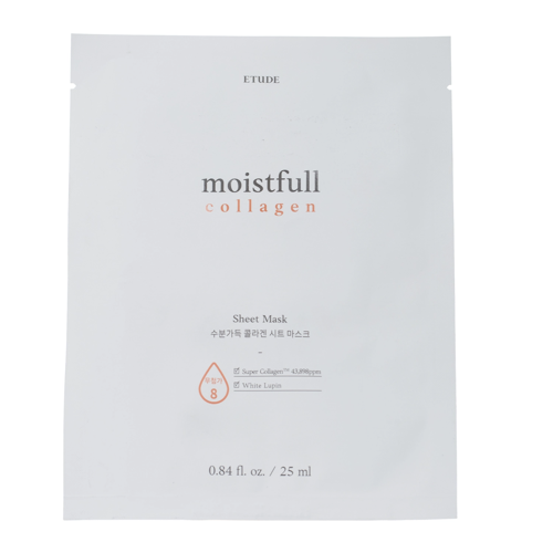 Etude House - Moistfull Collagen Sheet Mask - Stangrinamoji Lakštinė Kaukė su Kolagenu - 25ml