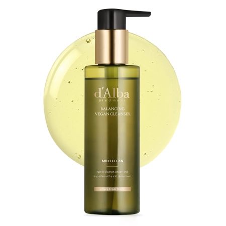 d'Alba - Mild Skin Balancing Vegan Cleanser - Drėkinamasis ir Raminamasis Veido Prausimosi Gelis - 200ml