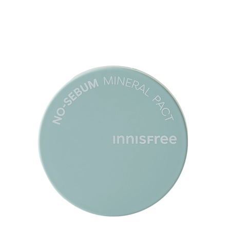 Innisfree - No Sebum Mineral Pact - Mineralinė Akmens Pudra - 8,5g