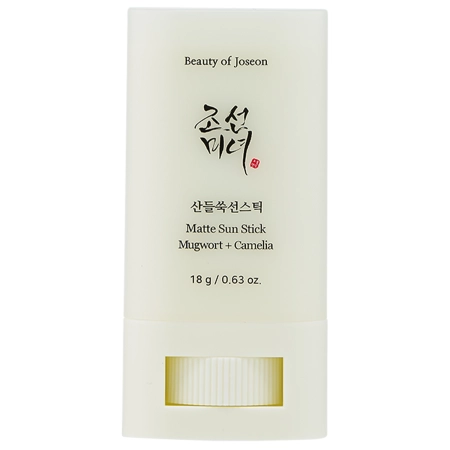 Beauty of Joseon - Matte Sun Stick Mugwort + Camelia SPF50+/PA++++ - Matinis Apsauginis Pieštukas Nuo Saulės - 18g