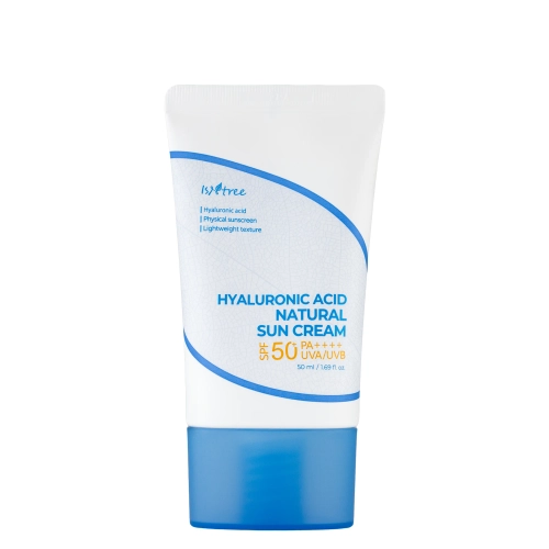 Isntree - Hyaluronic Acid Natural Sun Cream SPF50+/PA++++ – Kremas su Mineraliniu Filtru – 50 ml