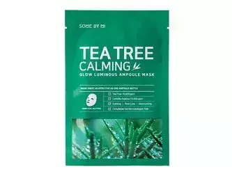 Some By Mi - Tea Tree Calming - Glow Luminous Ampoule Mask - Raminamoji kaukė su arbatmedžio ekstraktu - 25g