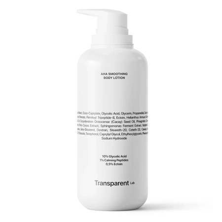 Transparent Lab - AHA Smoothing Body Lotion - Kūno Priežiūros Priemonė su Rūgštimis - 400ml