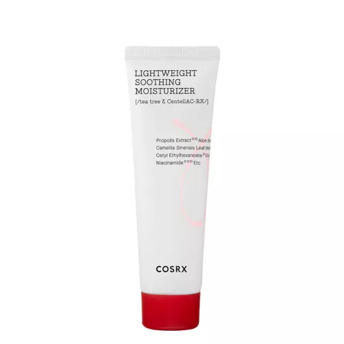 COSRX - AC Collection Lightweight Soothing Moisturizer - Lengvas Drėkinamasis Kremas Į Aknę Linkusiai Odai - 80ml