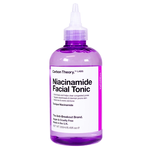 Carbon Theory - VaPOREize Niacinamide Facial Tonic - Valomasis Tonikas su Niacinamidu - 250ml