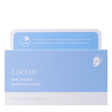 TIRTIR - NMF Hydra Ampoule Mask - Drėkinamųjų Veido Kaukių Rinkinys - 30vnt/350g