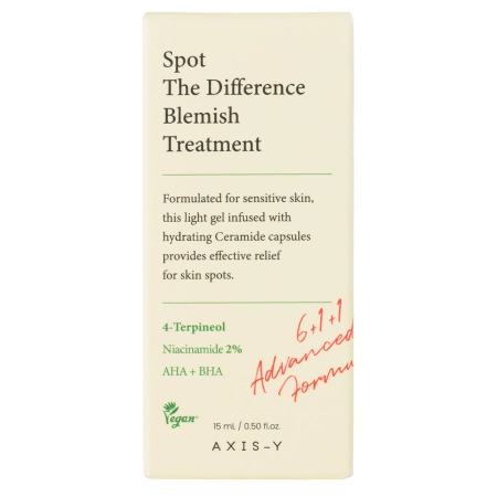 Axis-y - Spot the Difference Blemish Treatment - Punktinis Serumas Odos Netobulumams - 15ml