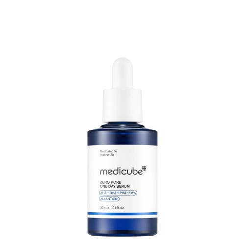 Medicube - Zero Pore One-day Serum – Serumas Išsiplėtusioms Poroms su Rūgštimis – 30 ml