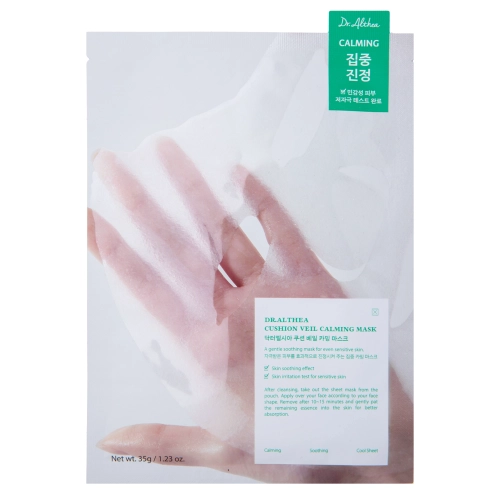 Dr. Althea - Cushion Veil Calming Mask - Raminamoji Lakštinė Kaukė - 35g