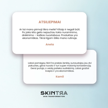 SkinTra - Wash It Off - Gliukozidinis Valomasis Gelis - 200ml