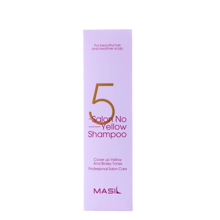 Masil - 5 Salon No Yellow Shampoo - Tonizuojantis Šampūnas - 300ml