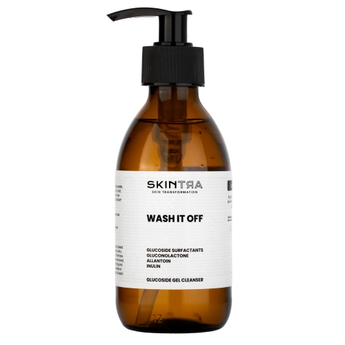 SkinTra - Wash It Off - Gliukozidinis Valomasis Gelis - 200ml