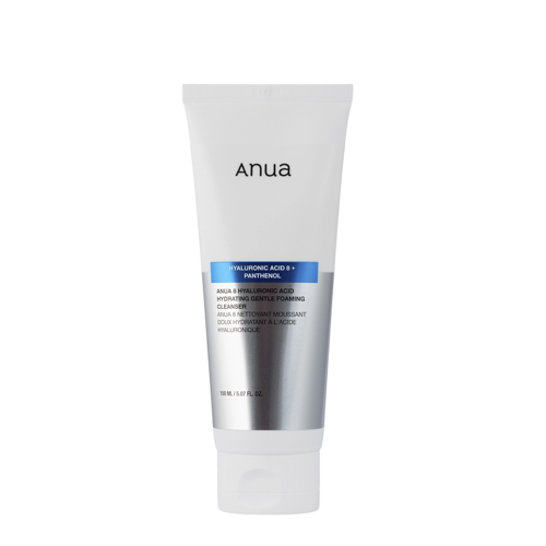 Anua - 8 Hyaluronic Acid Hydrating Gentle Foaming Cleanser – Drėkinamosios Veido Valymo Putos – 150 ml