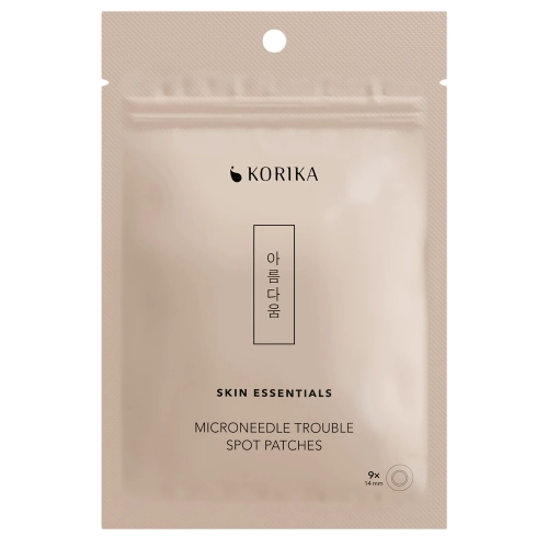 KORIKA - Skin Essentials Microneedle Trouble Spot Patches - Pleistrai nuo Odos Netobulumų su Mikroadatėlėmis - 9vnt