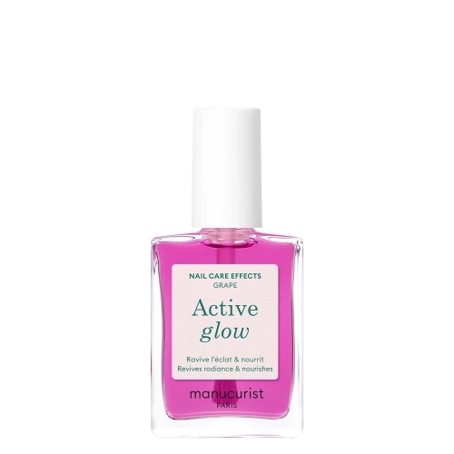 Manucurist - Active - Active Glow - Puoselėjamasis Nagų Lakas 2in1 - Grape - 15ml