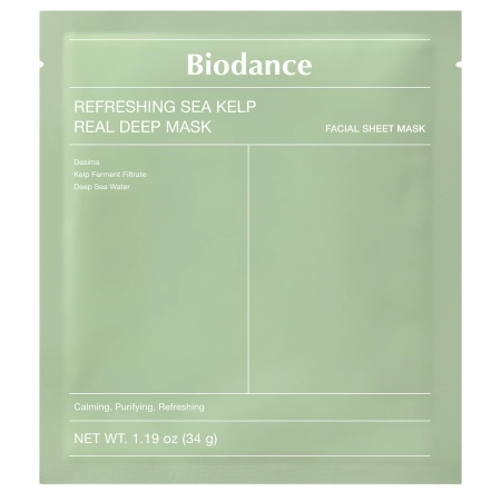 Biodance - Radiant Vita Niacinamide Real Deep Mask – Raminamoji ir Drėkinamoji Veido Kaukė – 1 vnt., 34 g
