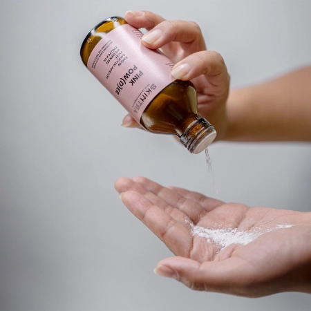 SkinTra - Pink Pow(d)er - Daugiafunkcinė Valanti Enzimatinė Molinė Pudra - 40g