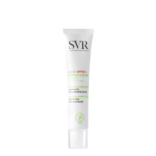 SVR - Sebiaclear Creme SPF50 - Matinis Apsauginis Kremas Spuoguotai Odai - 40ml