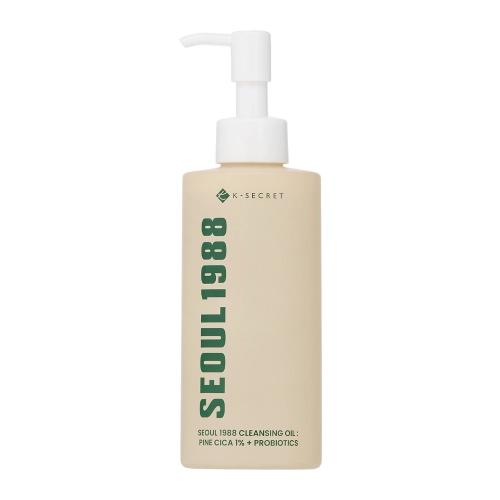 K-SECRET - SEOUL 1988 Cleansing Oil : Pine Cica 1% + Probiotics - Makiažą Valantis Aliejus - 200ml