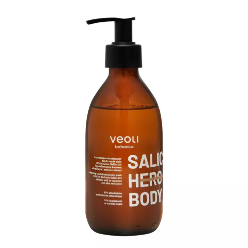 Veoli Botanica - Salic Hero Body - Valomasis ir Šveičiamasis Kūno Prausimosi Gelis - 280ml