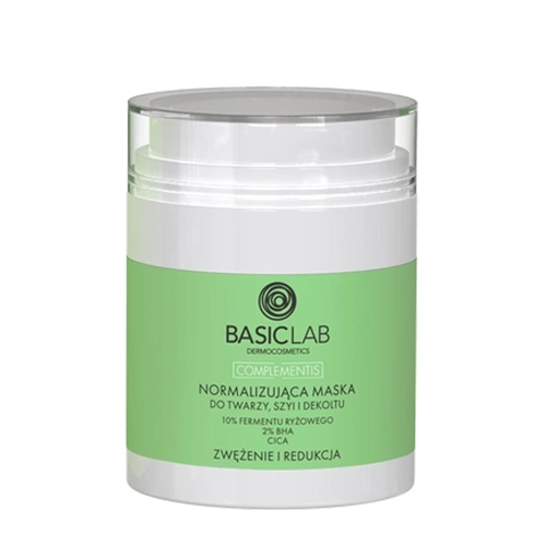 BasicLab - Complementis - Normalizuojanti Veido, Kaklo ir Dekoltė Kaukė - 50ml