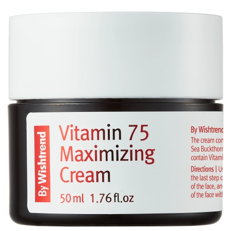 Iki Wishtrend - Vitamin 75 Maximizing Cream - Jauninantis Veido Kremas su Šaltalankio Ekstraktu - 50ml