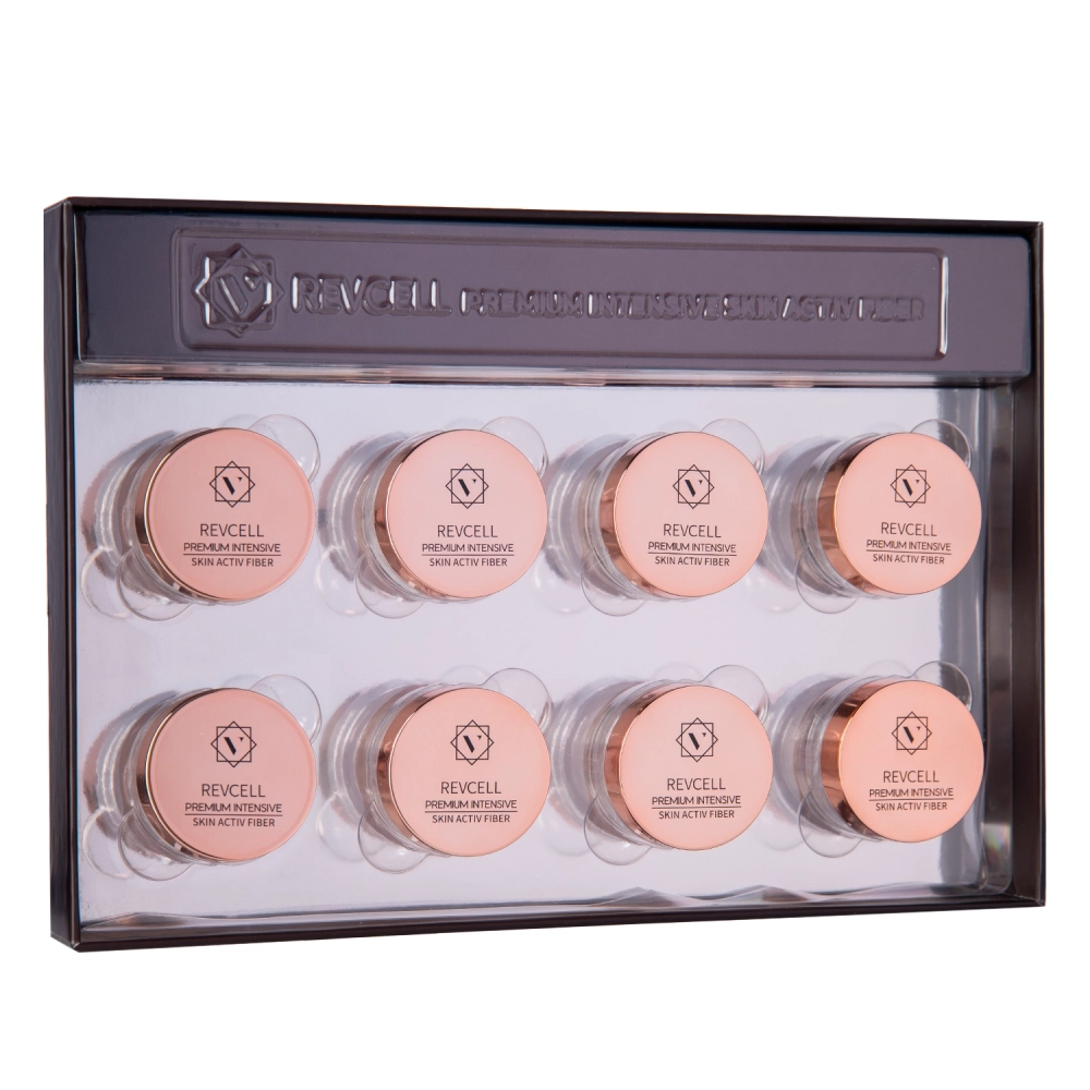 REVCELL - Premium Intensive Skin Activ Fiber Set - Stangrinamasis ir Drėkinamasis Veido Rinkinys - Siūlai - 8vnt