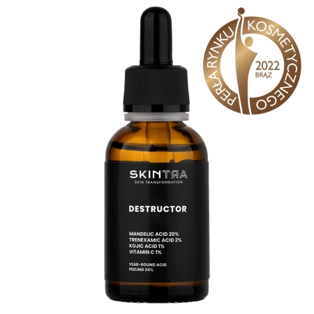SkinTra - Destructor - Visus Metus Naudojamas Rūgštinis Pilingas 24% - 30ml