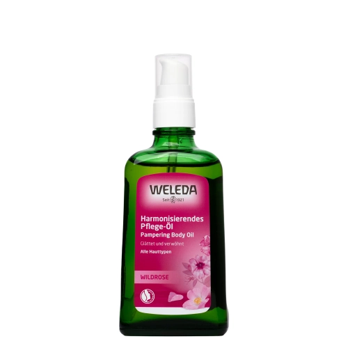 WELEDA - Pampering Body Oil - Puoselėjantis Kūno Aliejus su Laukinėmis Rožėmis - 100ml