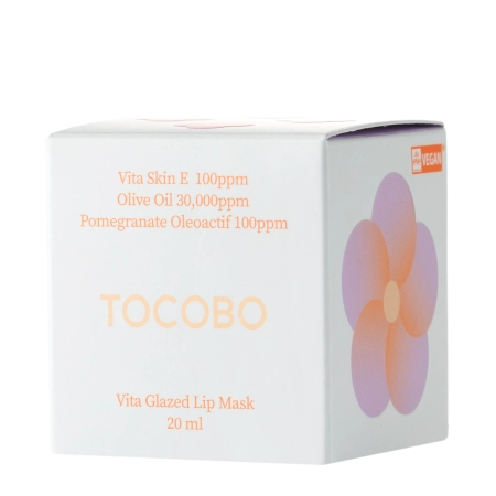 Tocobo - Vita Glazed Lip Mask – Drėkinamoji ir Regeneruojamoji Lūpų Kaukė – 20 ml