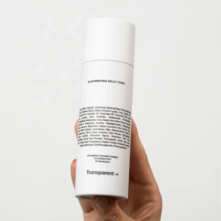 Transparent Lab - C4 Hydrating Milky Toner - Tonikas Stiprinantis Odos Hidrolipidinį Barjerą - 130ml