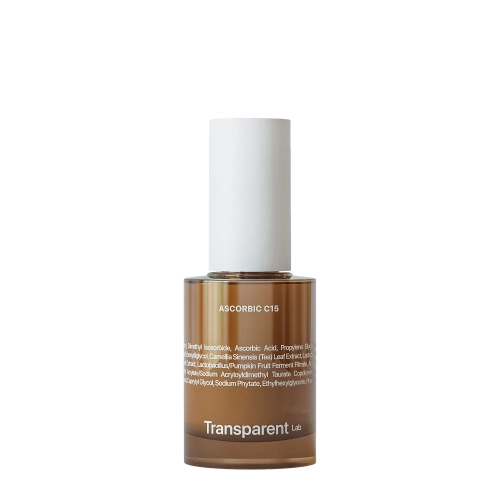 Transparent Lab - Ascorbic C15 - Skaistinantis nuo Senėjimo Serumas - 30ml