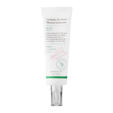 Axis-y - Complete No-Stress Physical Sunscreen SPF50+/PA++++ – Kremas su Fiziniais Filtrais – 50 ml