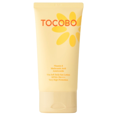 Tocobo - Vita Soft Daily Sun Lotion SPF50+ PA++++ - Lengvas Veido Apsauginis Kremas nuo Saulės - 150ml