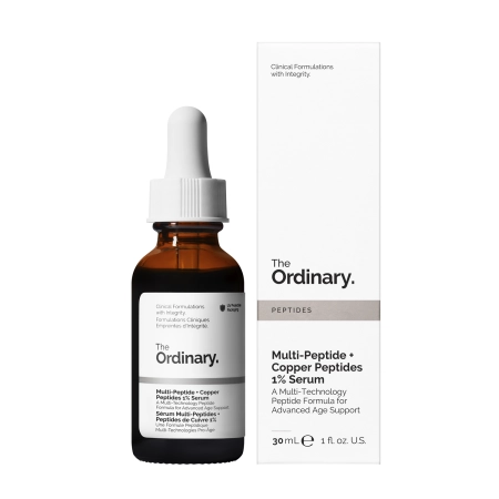 The Ordinary - Multi-Peptide + Copper Peptides 1% - Peptidų Serumas Veidui - 30ml