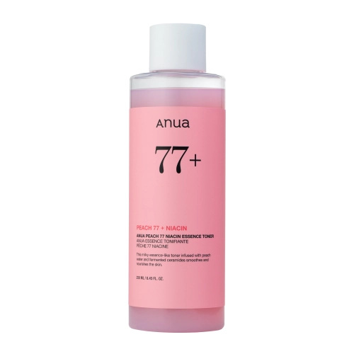 Anua - Peach 77% Niacin Essence Toner – Drėkinamasis Tonikas-Esencija su 77 % Persikų Ekstraktu – 250 ml