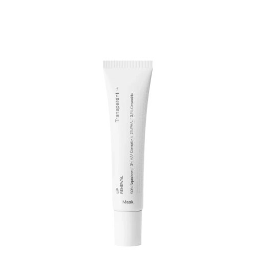 Transparent Lab - Lip Renewal Mask - Naktinė Regeneruojanti Lūpų Kaukė - 15 ml