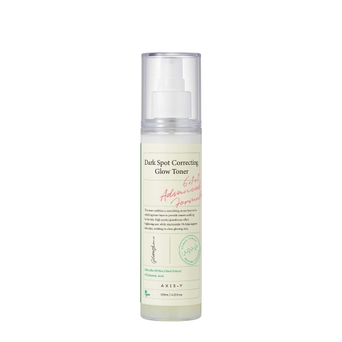 Axis-y - Dark Spot Correcting Glow Toner - Šviesinantis Dvifazis Tonikas Purškalo Pavidalu - 125 ml