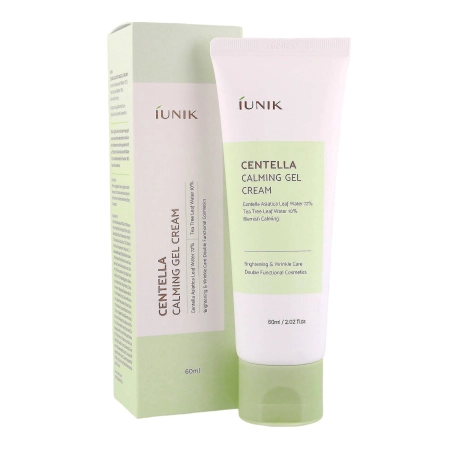 iUNIK - Centella Calming Gel Cream - Raminamasis gelinis kremas su azijine centella - 60ml